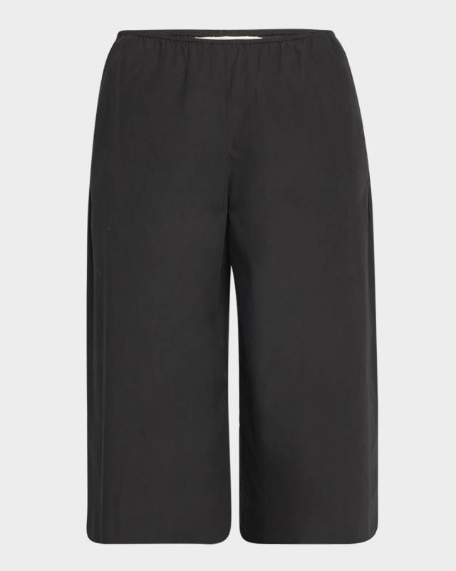 Eliot Wide-Leg Crop Pull-On Pants